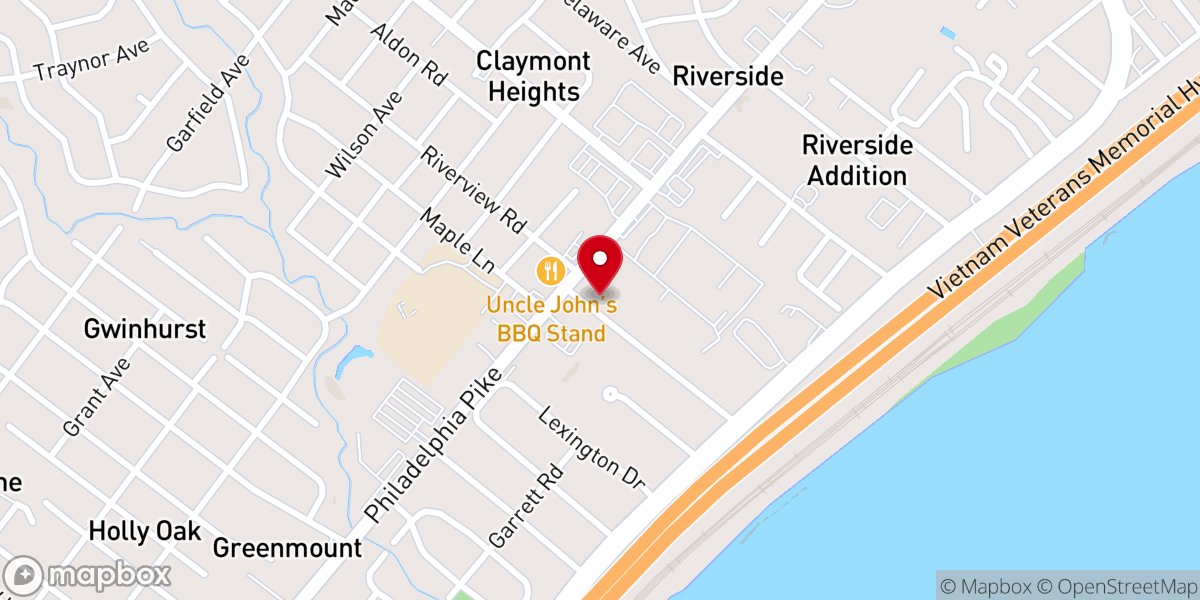 Map showing location of Swadey's Sweet Ceremonies
