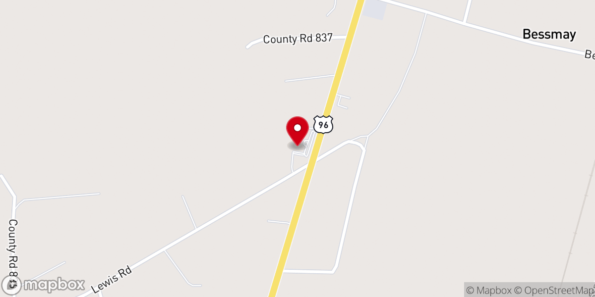 Map showing location of Central Baptist Church