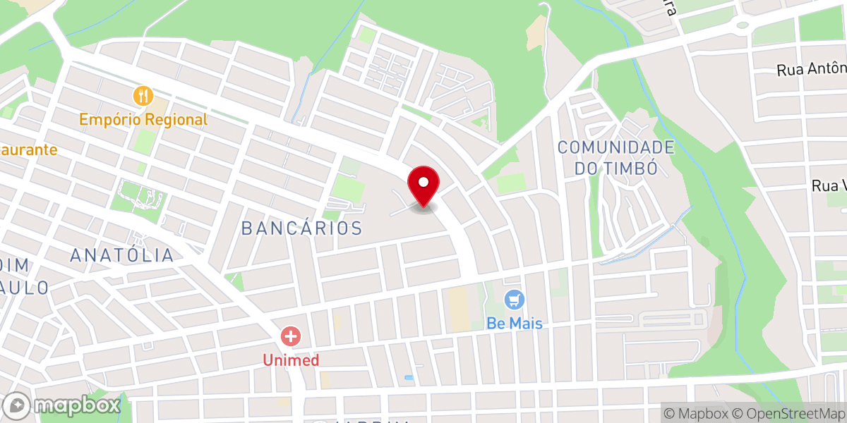 Map showing location of Paróquia Menino Jesus de Praga