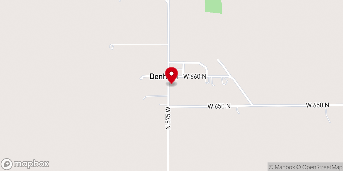 Map showing location of First Baptist Church At Denham