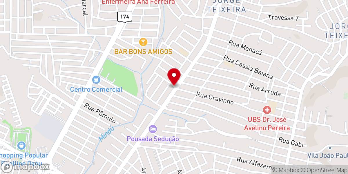 Map showing location of Igreja Universal - BELFORD ROXO