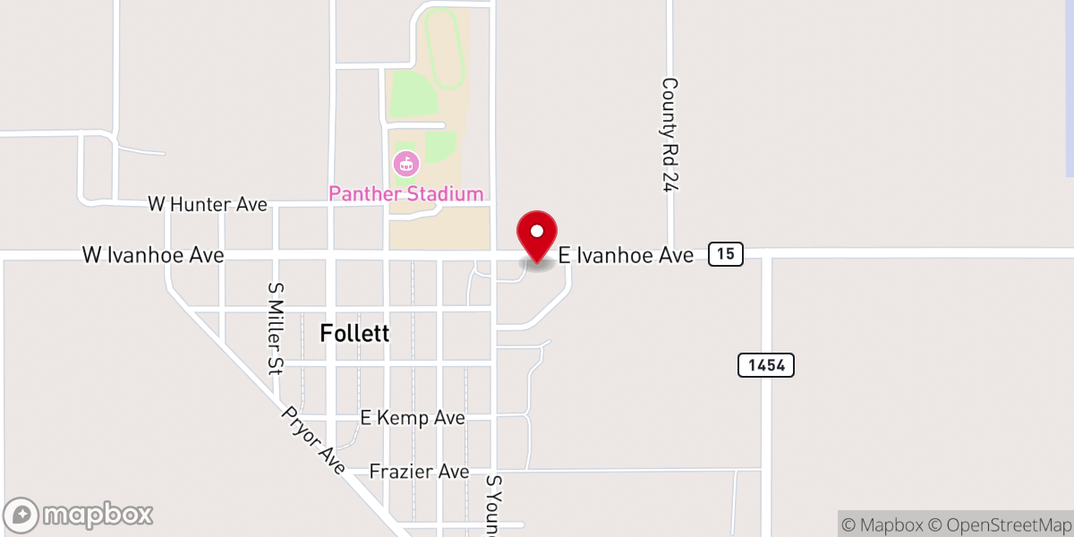 Map showing location of United Methodist Church