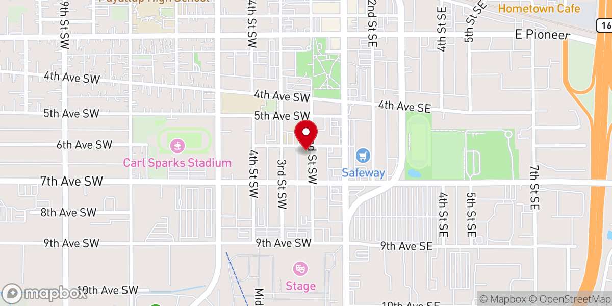 Map showing location of All Saints Community Services