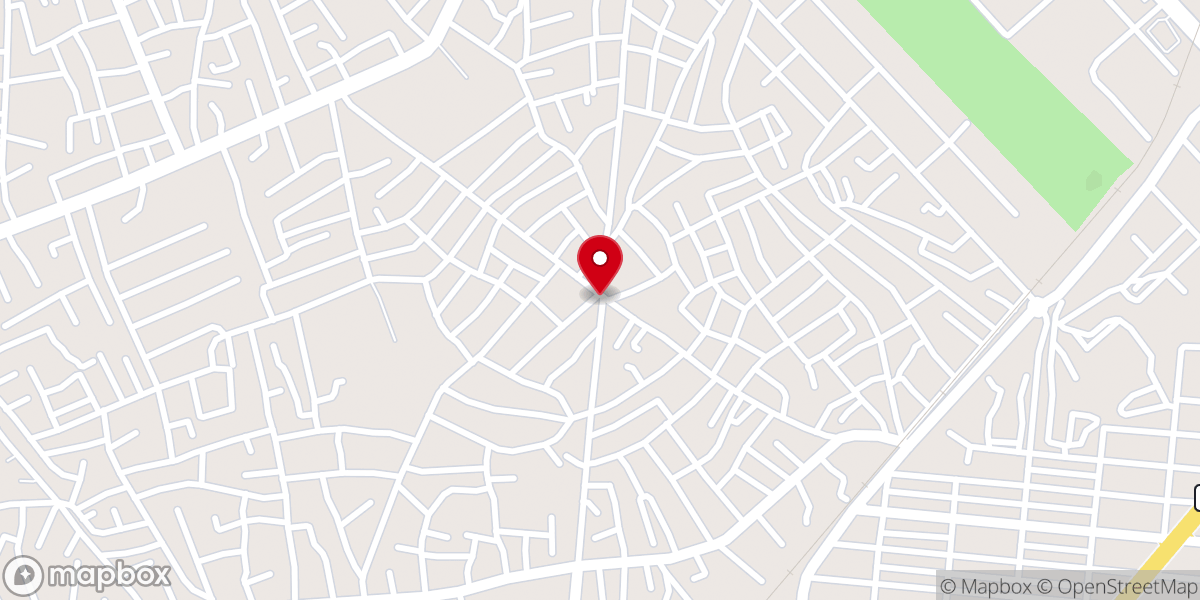Map showing location of St. Johns Anglican Church