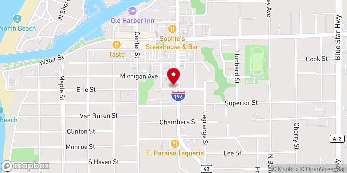 Map showing location of Anchor Point Vacation Rentals