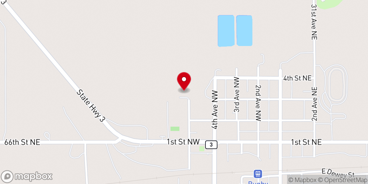 Map showing location of Kingdom Hall of Jehovah's Witnesses--Rugby