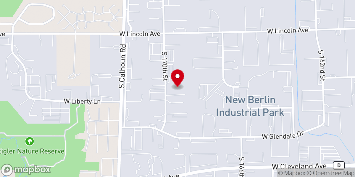 Map showing location of Emmaus Fellowship Church