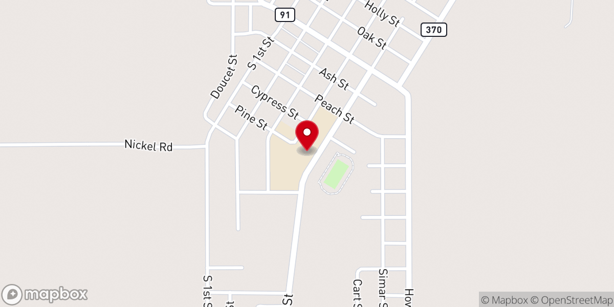 Map showing location of Iota Middle School