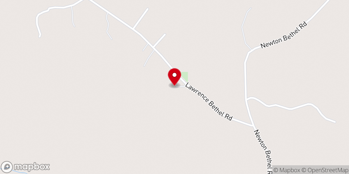 Map showing location of Saint John Missionary Baptist Church