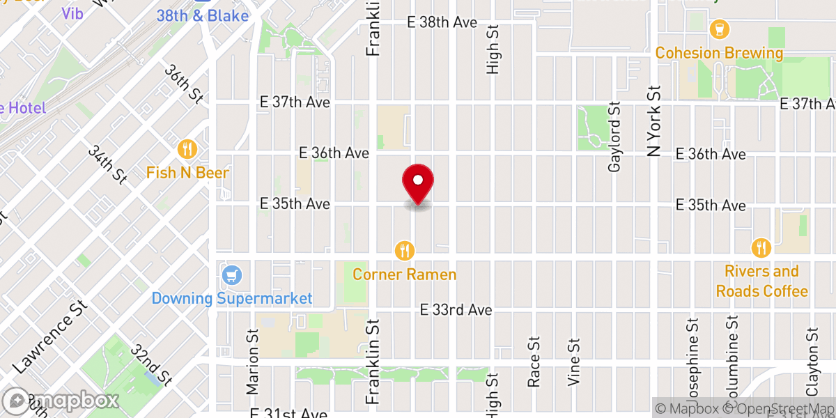 Map showing location of Salem Missionary Baptist Church
