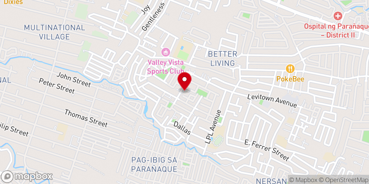 Map showing location of Mary Immaculate Parish Church - Levitown, Don Bosco, Parañaque City (Diocese of Parañaque)