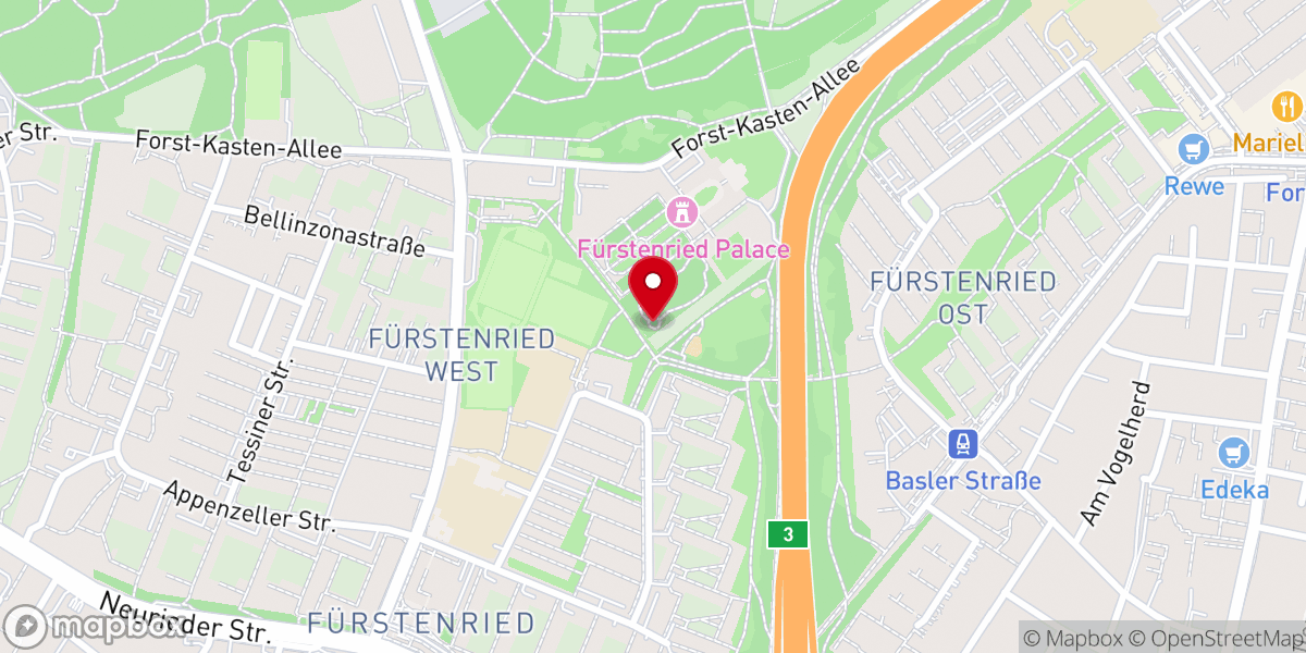 Map showing location of Waldkapelle der Schwestern vom göttlichen Erlöser