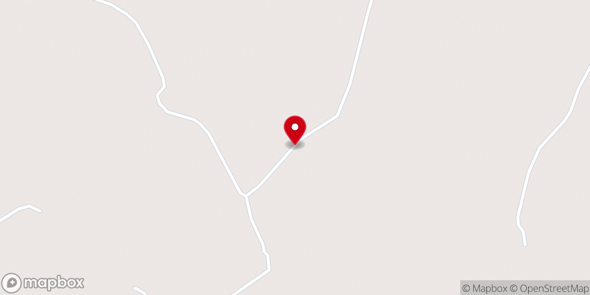 Map showing location of Blooming Grove Baptist Church