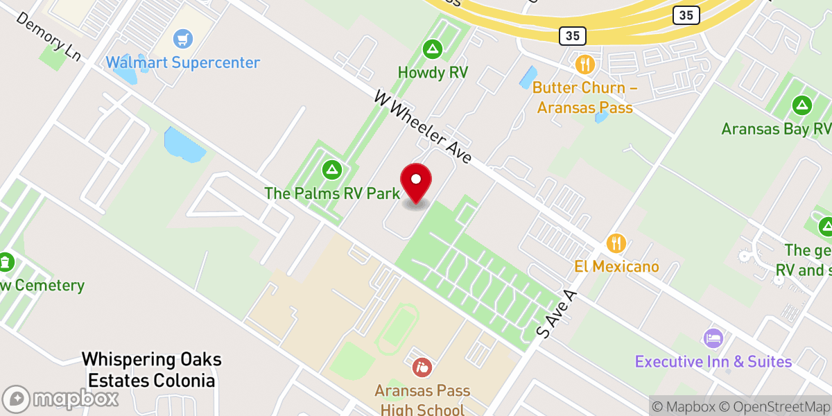 Map showing location of Live Oak Village