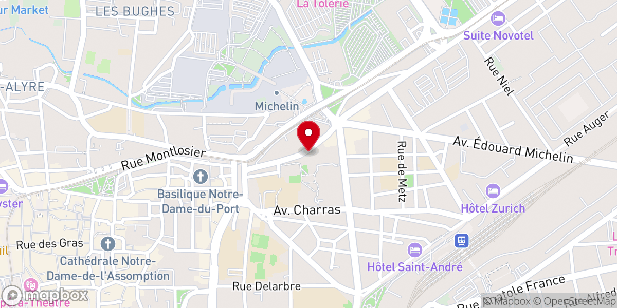 Map showing location of Victory Church