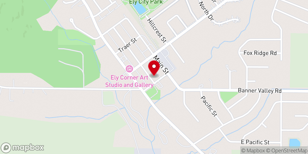Map showing location of St John's Lutheran Church