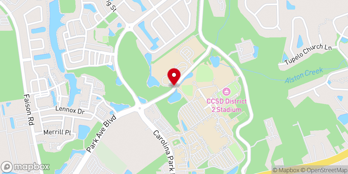 Map showing location of Pillar Reformed Church