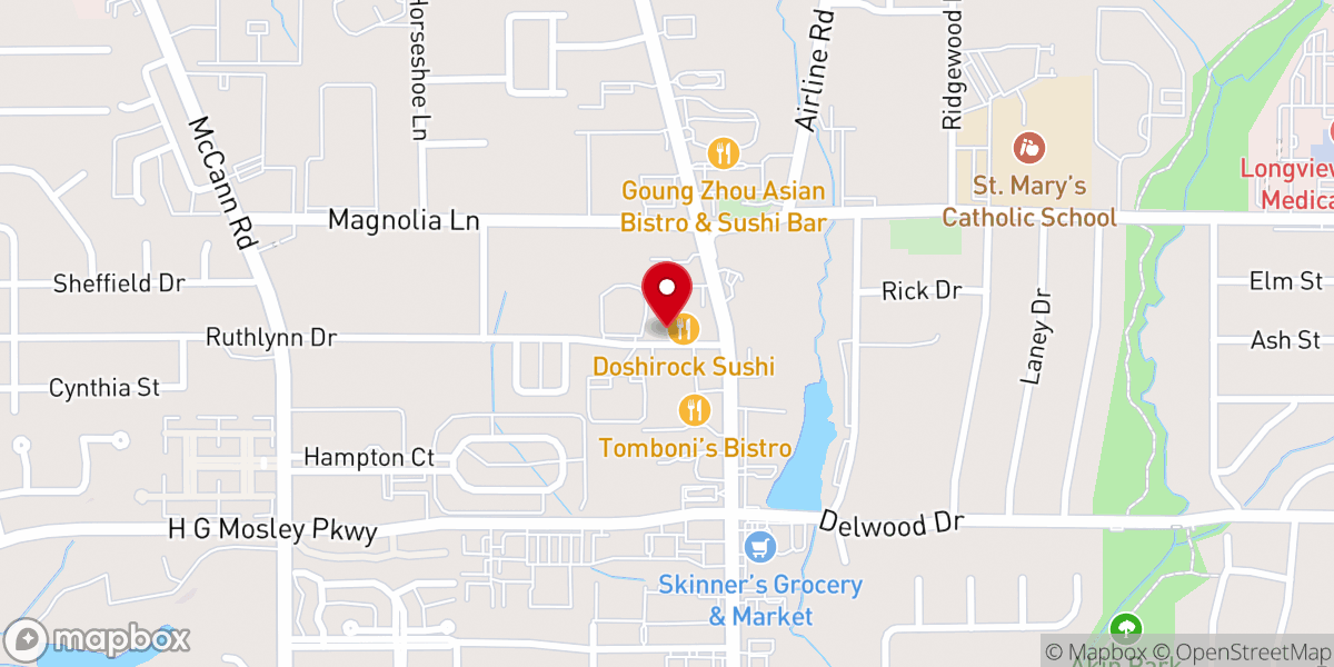 Map showing location of Resurrection Fellowship Church