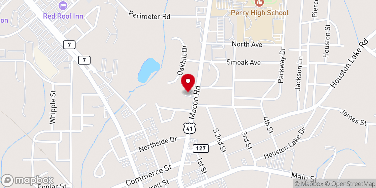 Map showing location of St Christopher's Episcopal Church