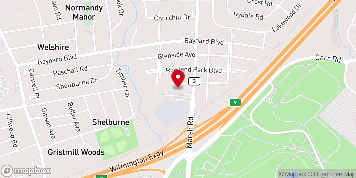 Map showing location of Faith Presbyterian Church (PCA)