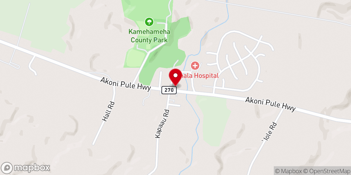 Map showing location of Kings View Cafe