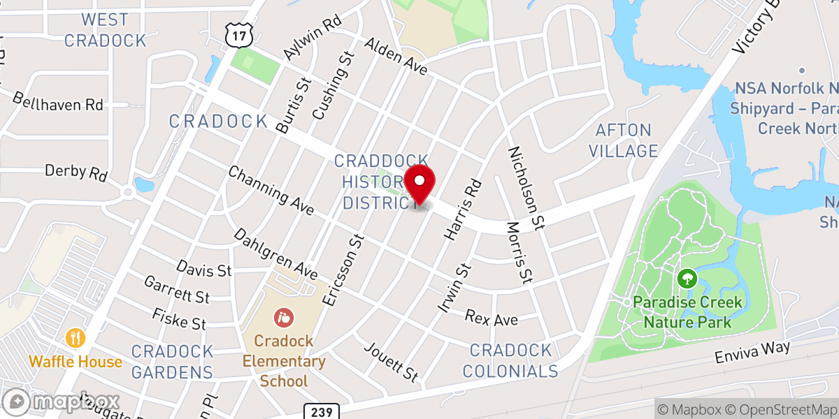 Map showing location of Abundant Life Christian Community Center