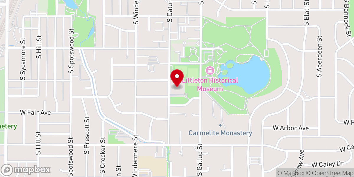 Map showing location of Galilee South Community Church