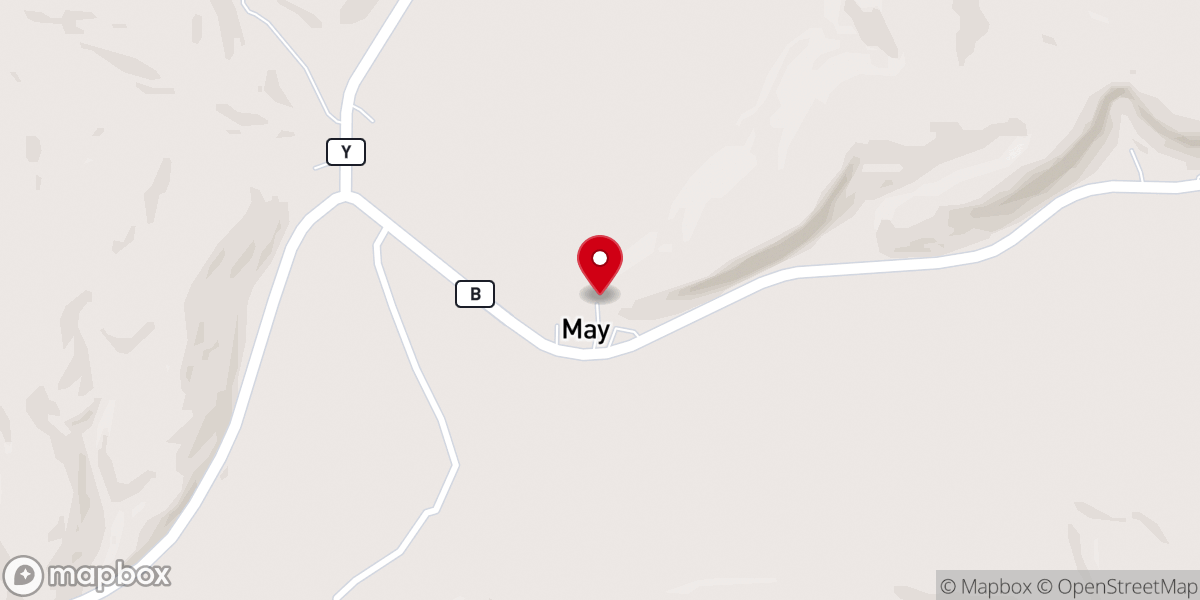 Map showing location of Buffalo Creek Fellowship