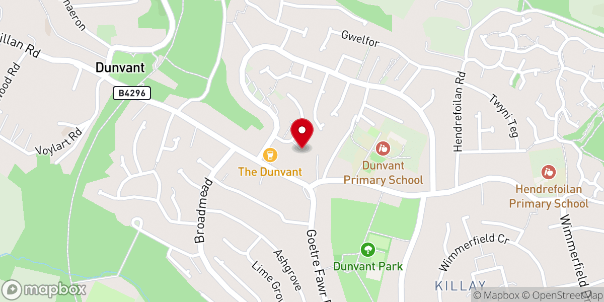 Map showing location of Catholic Church of St Joachim & St Anne