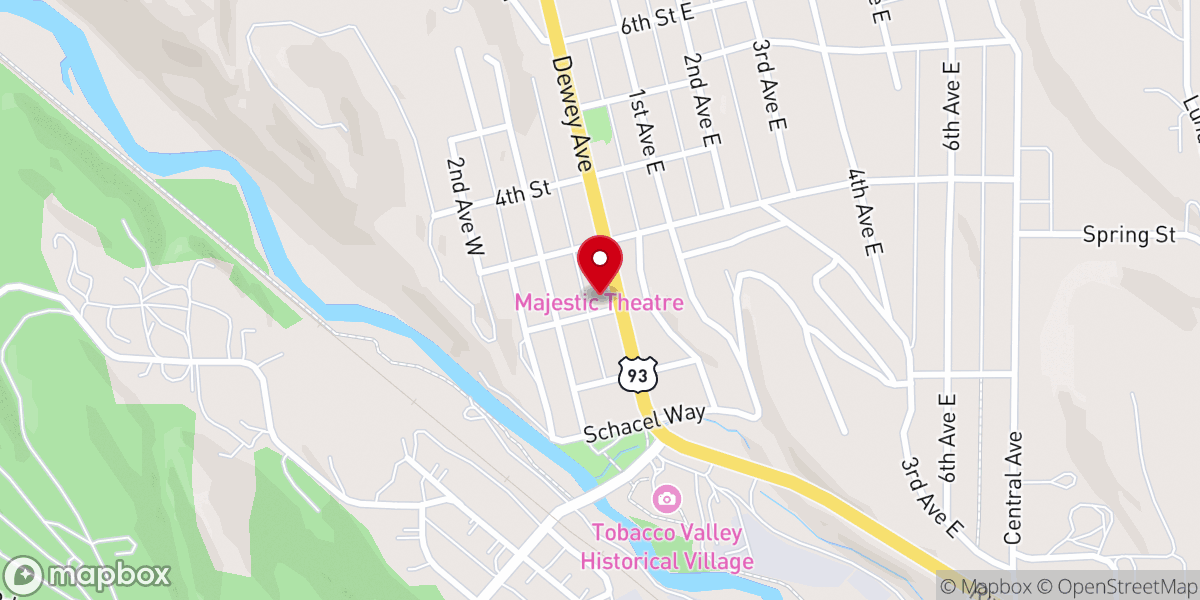 Map showing location of First Apostolic Church Eureka