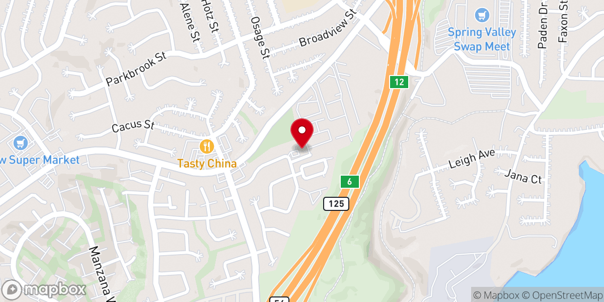 Map showing location of Cloud 9 Worship Center
