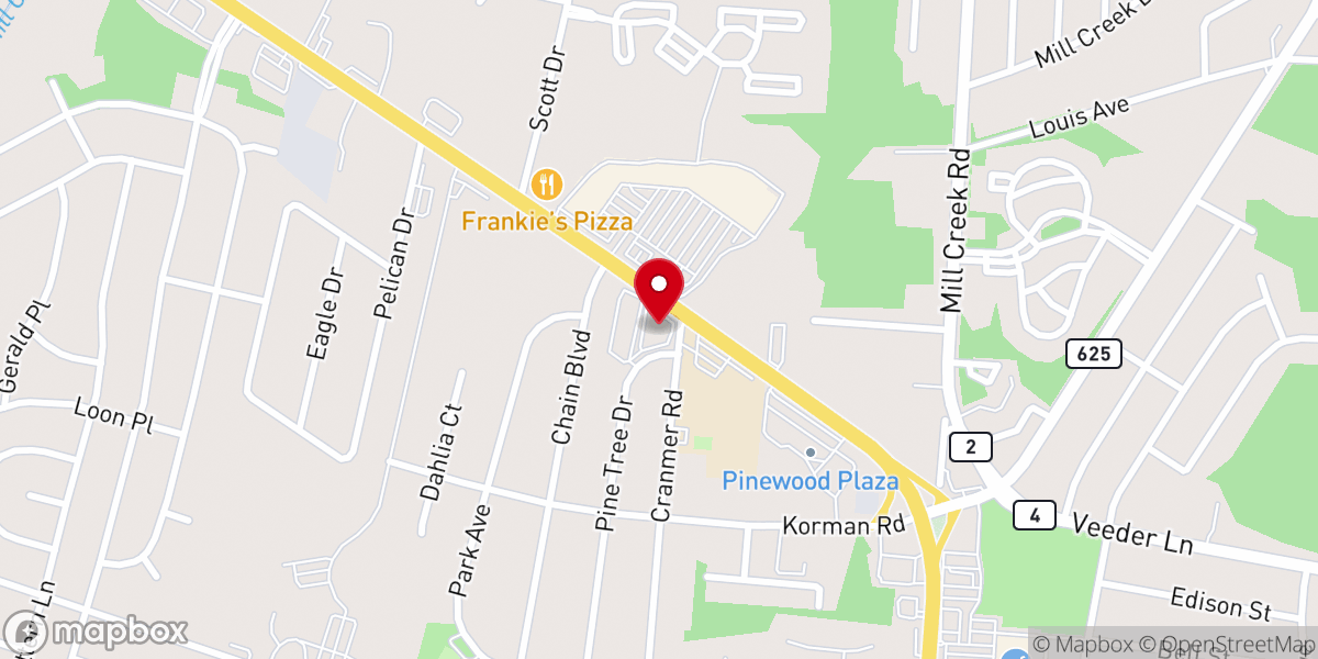 Map showing location of True Vine Ministries