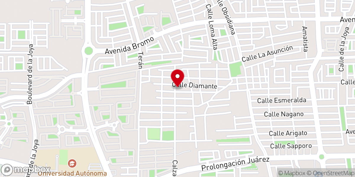 Map showing location of Parroquia Inmaculada Concepción