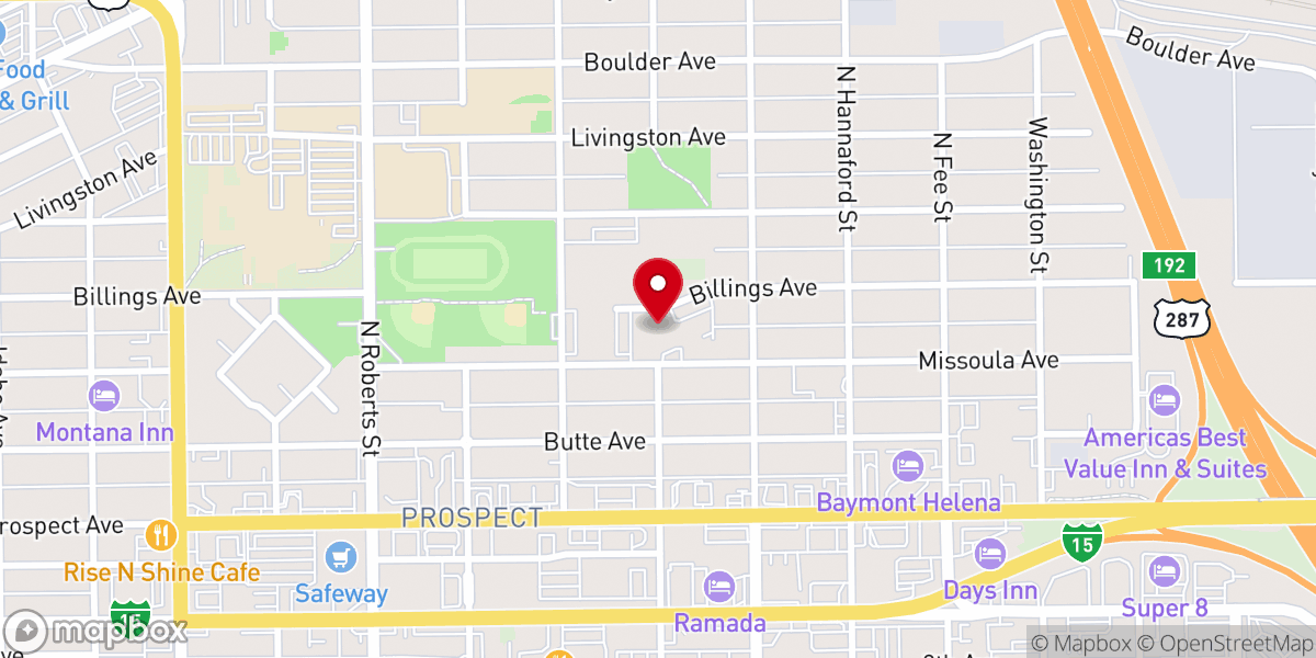 Map showing location of St Mary's Catholic Community