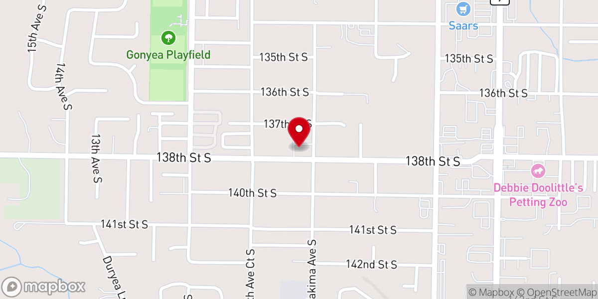 Map showing location of St. Mary's Parish