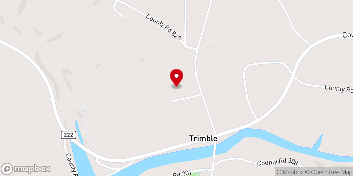Map showing location of Sharon Grove Methodist Church