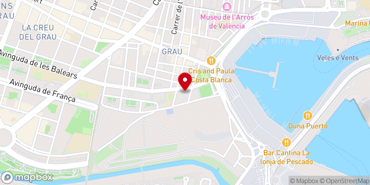 Map showing location of 72 Nombres de Dios