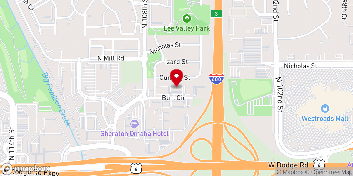 Map showing location of Grace Life Bible Church