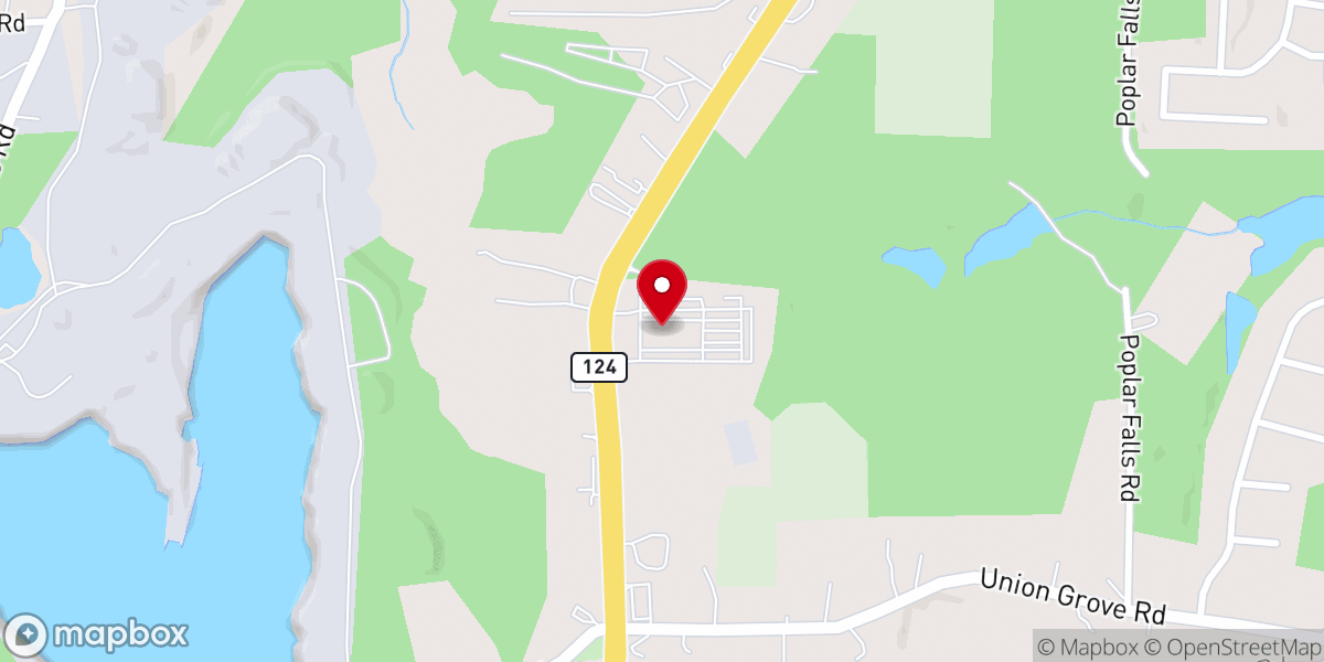 Map showing location of Antioch Lithonia Baptist Church