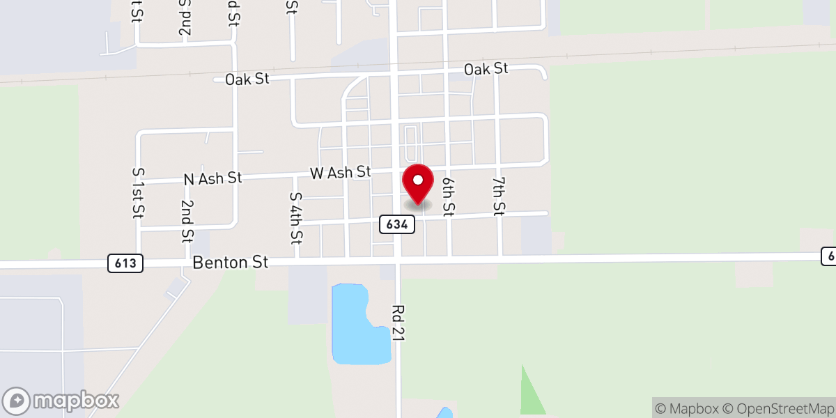 Map showing location of Eagle Charles