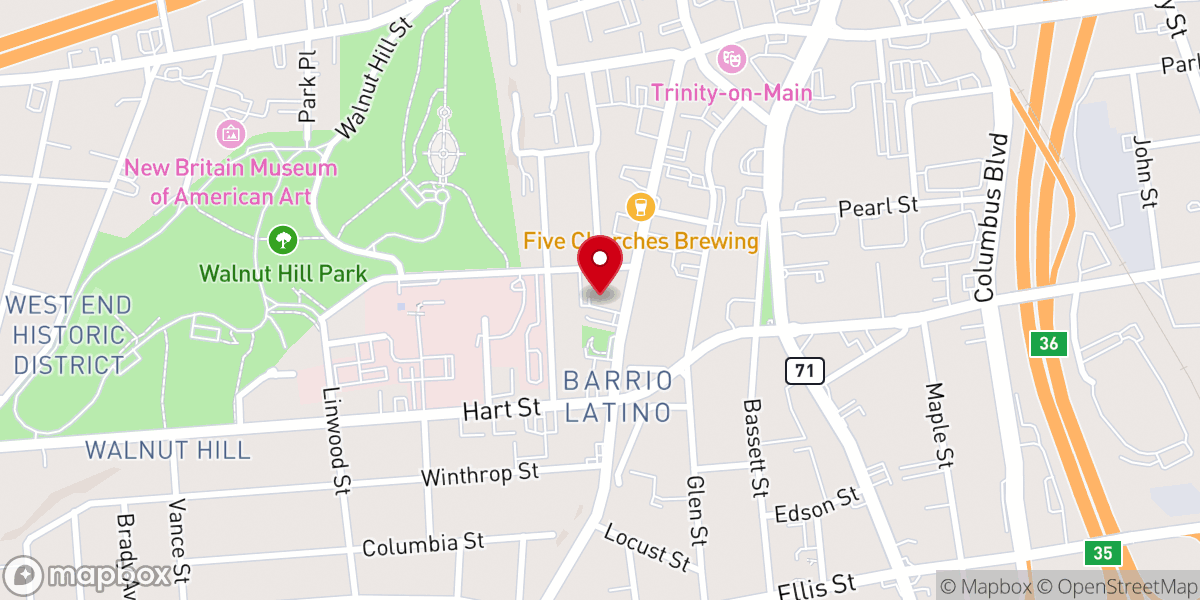 Map showing location of Right Now Ministries