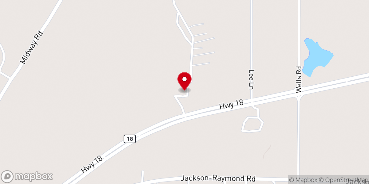 Map showing location of Mississippi District Youth UPCI