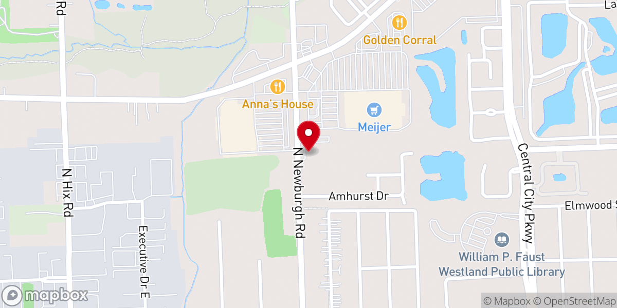 Map showing location of Harvest Bible Church