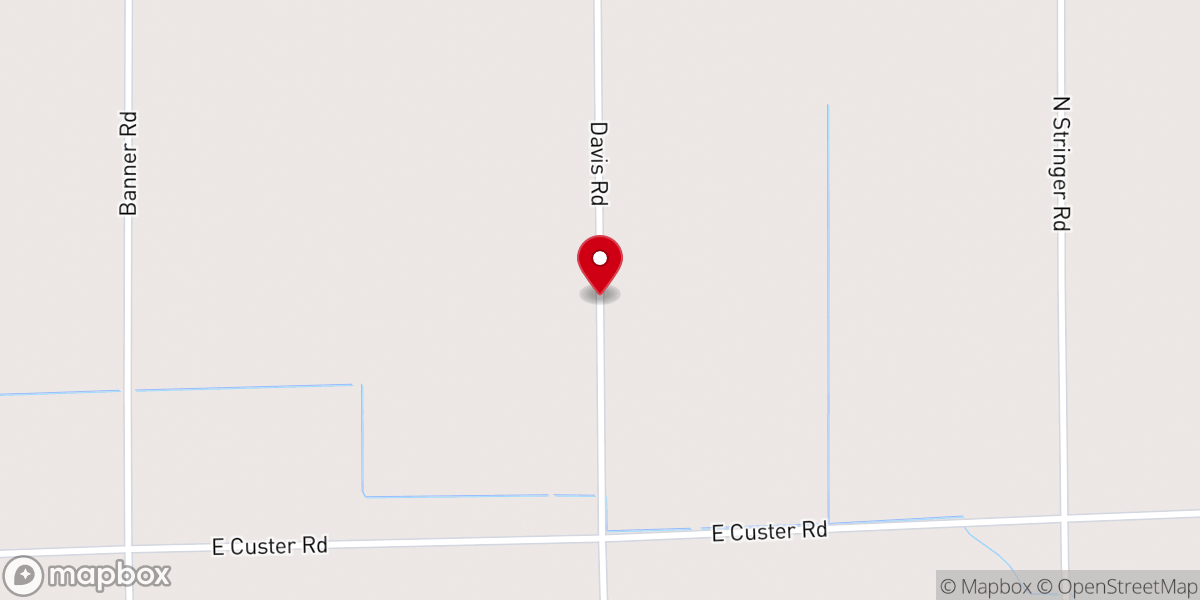 Map showing location of Bill Anderson Ministries