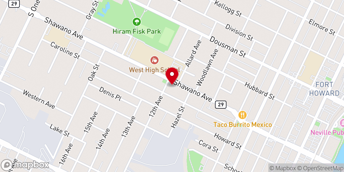 Map showing location of Westlin Hall