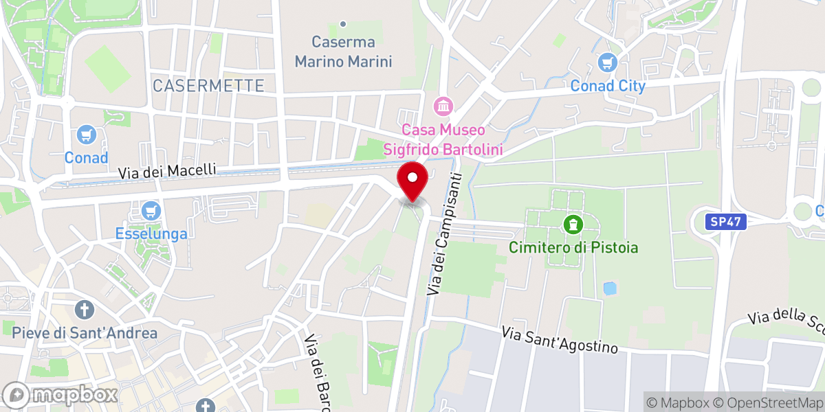 Map showing location of Abbazia Di San Michele In Forcole (Scavo Archeologico)