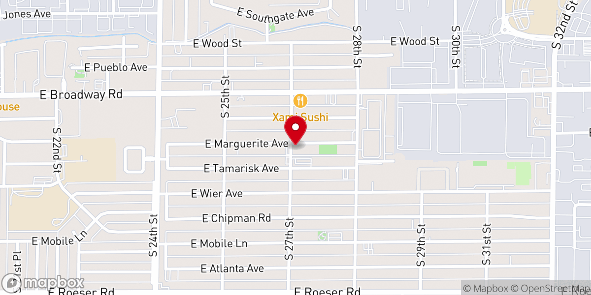 Map showing location of First Pentecostal Church