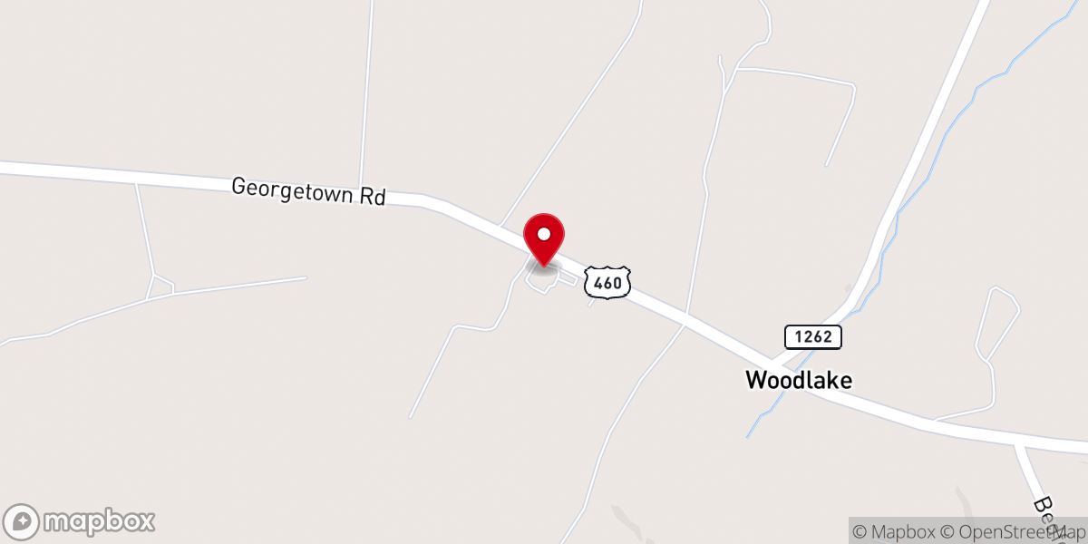 Map showing location of Providence Baptist Church
