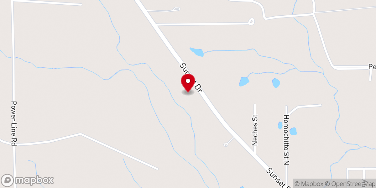 Map showing location of Love Missionary Baptist Church