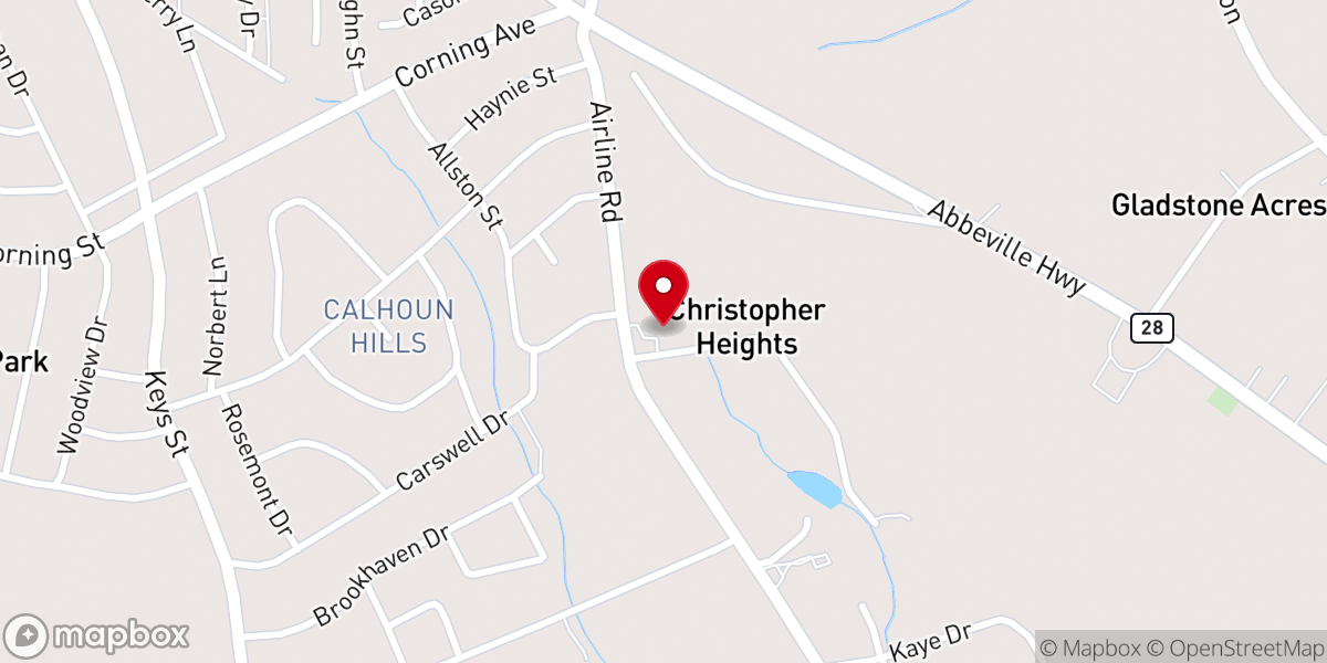 Map showing location of Labor of the Field Ministries